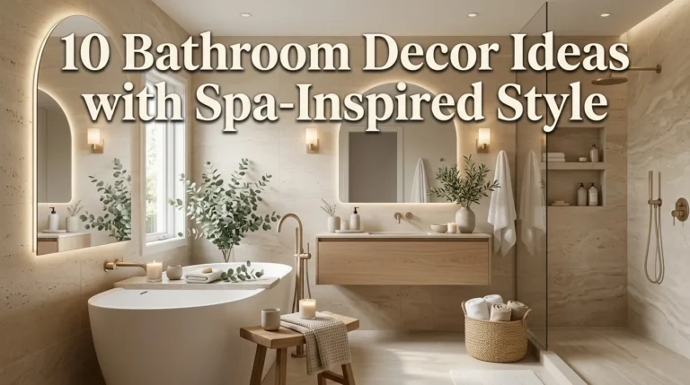 10 Bathroom Decor Ideas with Spa-Inspired Style