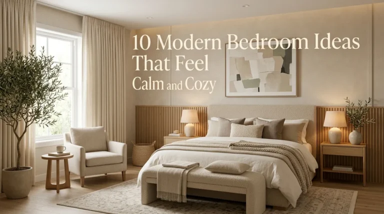 10 Modern Bedroom Ideas That Feel Calm and Cozy
