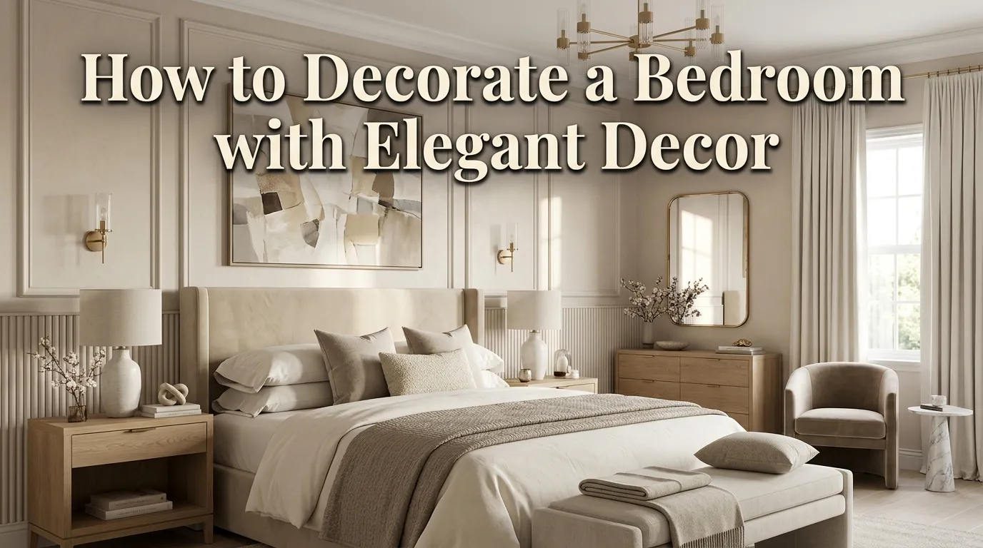 How to Decorate a Bedroom with Elegant Decor