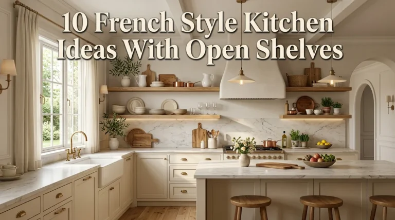 10 French Style Kitchen Ideas With Open Shelves