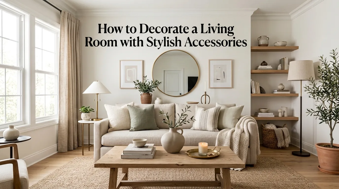 How to Decorate a Living Room with Stylish Accessories