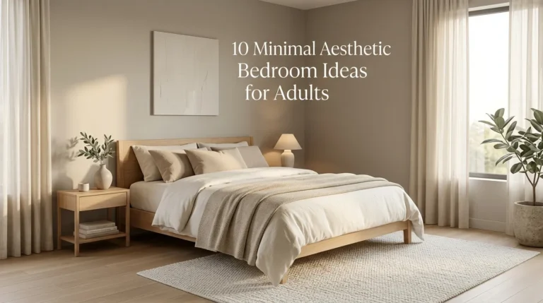 10 Minimal Aesthetic Bedroom Ideas for Adults